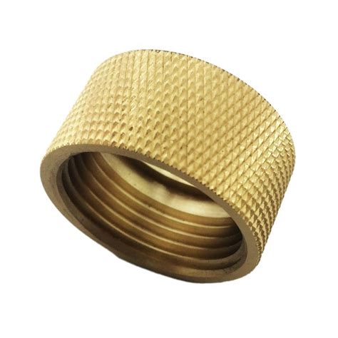 Precision Knurled Brass CNC Turned Parts 